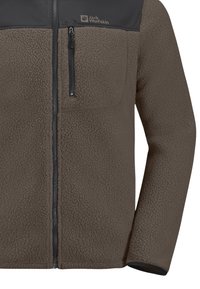 Jack Wolfskin KAMMWEG PILE  - Giacca in pile - cold coffee