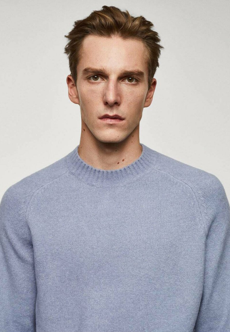Mango MOSS - Strickpullover - hemelsblauw/hellblau - Zalando.de