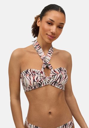 ANUDADO AL CUELLO ESTAMPADO - Top de bikini - multicolour