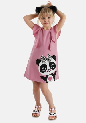 PANDA FRILLED - Robe en jersey - mehrfarbig