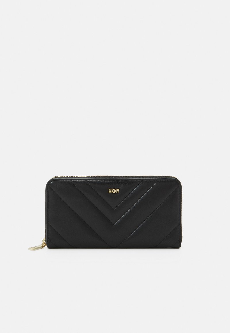 DKNY MADISON ZIP AROUND Wallet black/gold/black Zalando.ie