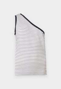 MONOSHOULDER ALPHONSINE - Débardeur - pure white/black
