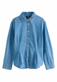 REGULAR FIT - WAIST CINCH  - Skjortebluser - mid blue