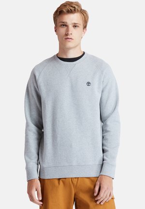 BRUSHED BACK CREW - Sweater - medium grey heather