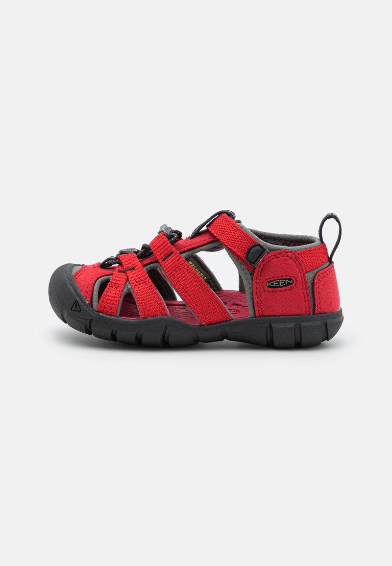 Keen SEACAMP II CNX CHILDREN UNISEX - Pārgājienu sandales - racing red/gargoyle