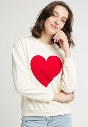Andy & Lucy SWEETHEART - Sweatshirt - creme