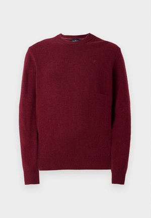 Hackett London CREW - Džemperis - burgundy red
