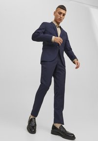 Jack & Jones PREMIUM KARO - Hlače za moške obleke - perfect navy