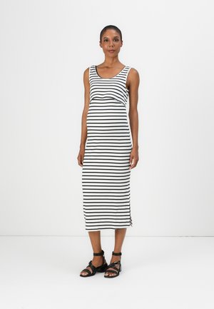 OLMLIXA NURSING CALF DRESS - Robe en jersey - bright white/black