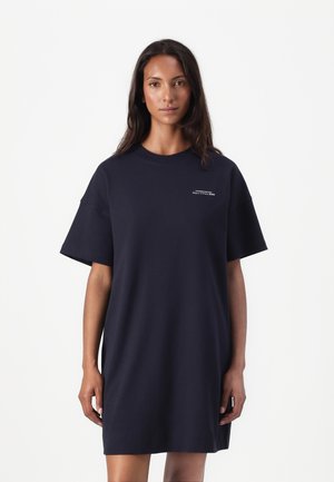 DRESS LOOSE FIT  - Jerseykleid - navy