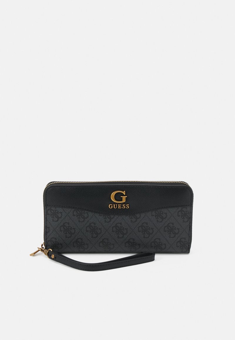 Guess NELL LOGO LARGE ZIP AROUND Wallet coal/dark grey Zalando