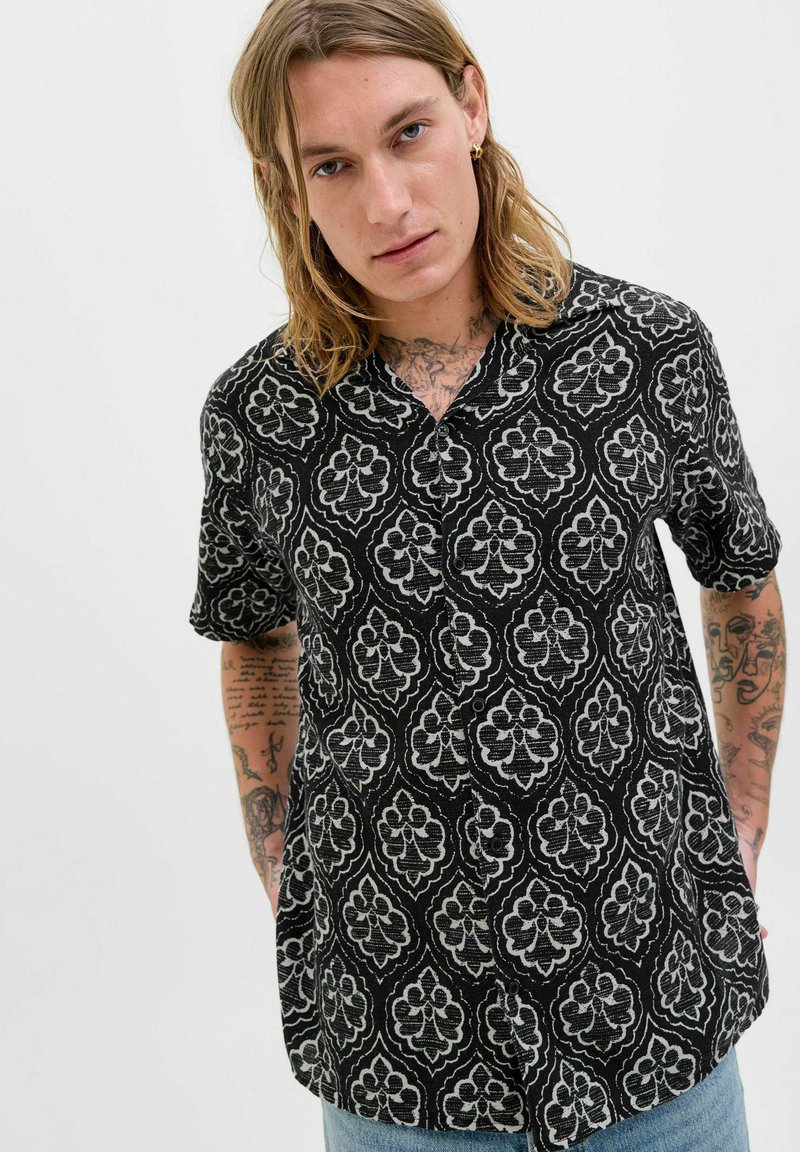 Jack & Jones 2PACK - Overhemd - schwarz/zwart