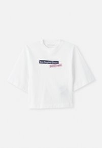 PAXLATIMES CROPPED TEE - Μπλουζάκι με στάμπα - off white
