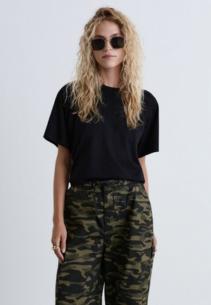 Calliope, T-SHIRT TINTA UNITA - T-shirt basic - ultrablack