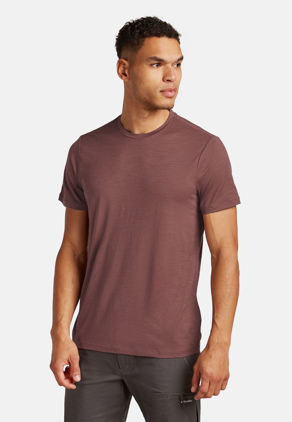 TECH LITE - Basic T-shirt - carob