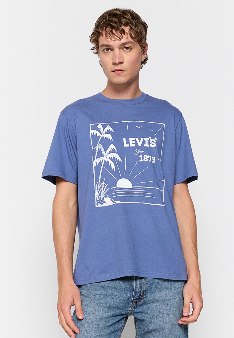 Levi’s® T-shirt print blauw