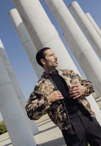 FRILIVIN EFFET FLEURIE - Blouson Bomber - noir