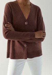 Massimo Dutti Gilet - dark brown