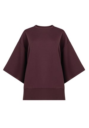 Leem, HIGH NECK LOOSE TOP - T-shirt à manches longues - purple