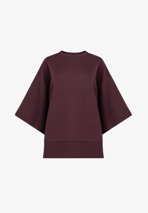 Leem, HIGH NECK LOOSE TOP - T-shirt à manches longues - purple