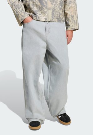 Džínsy voľného strihu - crystal sky