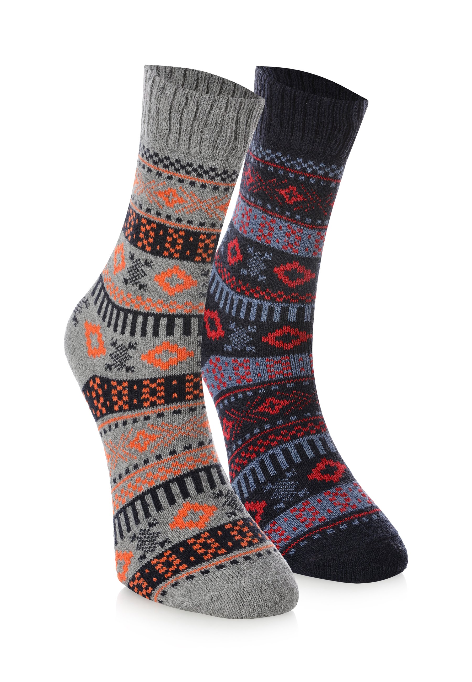 Calze Lunghe In Lana Sockstack, 6 Paia, Donna, Multicolore Assortito, Calde E Morbide - 4