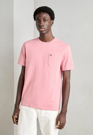 Scotch & Soda CHEST POCKET - Tricou basic - weathered pink