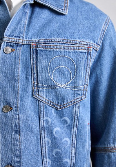 MARINE SERRE MOON LASER TRUCKER JACKET - Farmerdzseki - light blue