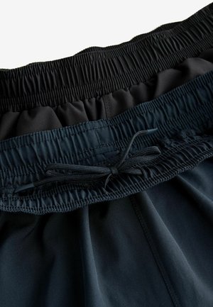 Next, 2 PACK - Šortky - black navy blue