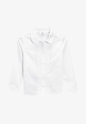 Next, WHITE LONG SLEEVE LACE TRIM BLOUSE (3-14YRS) - Button-down blouse - white