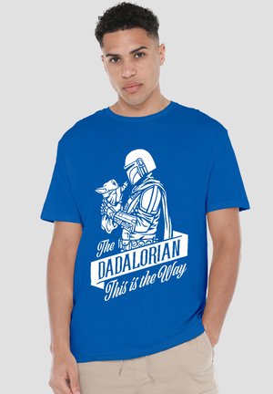 Star Wars, STAR WARS FATHER'S DAY THE DADALORIAN MANDALORIAN - Print T-shirt - royal blue