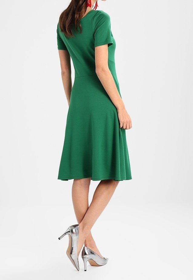 Esprit Jersey dress - dark green - (Pre-owned) - Zalando.ie Esprit Jersey dress - dark green - (Pre-owned) - Zalando.ie