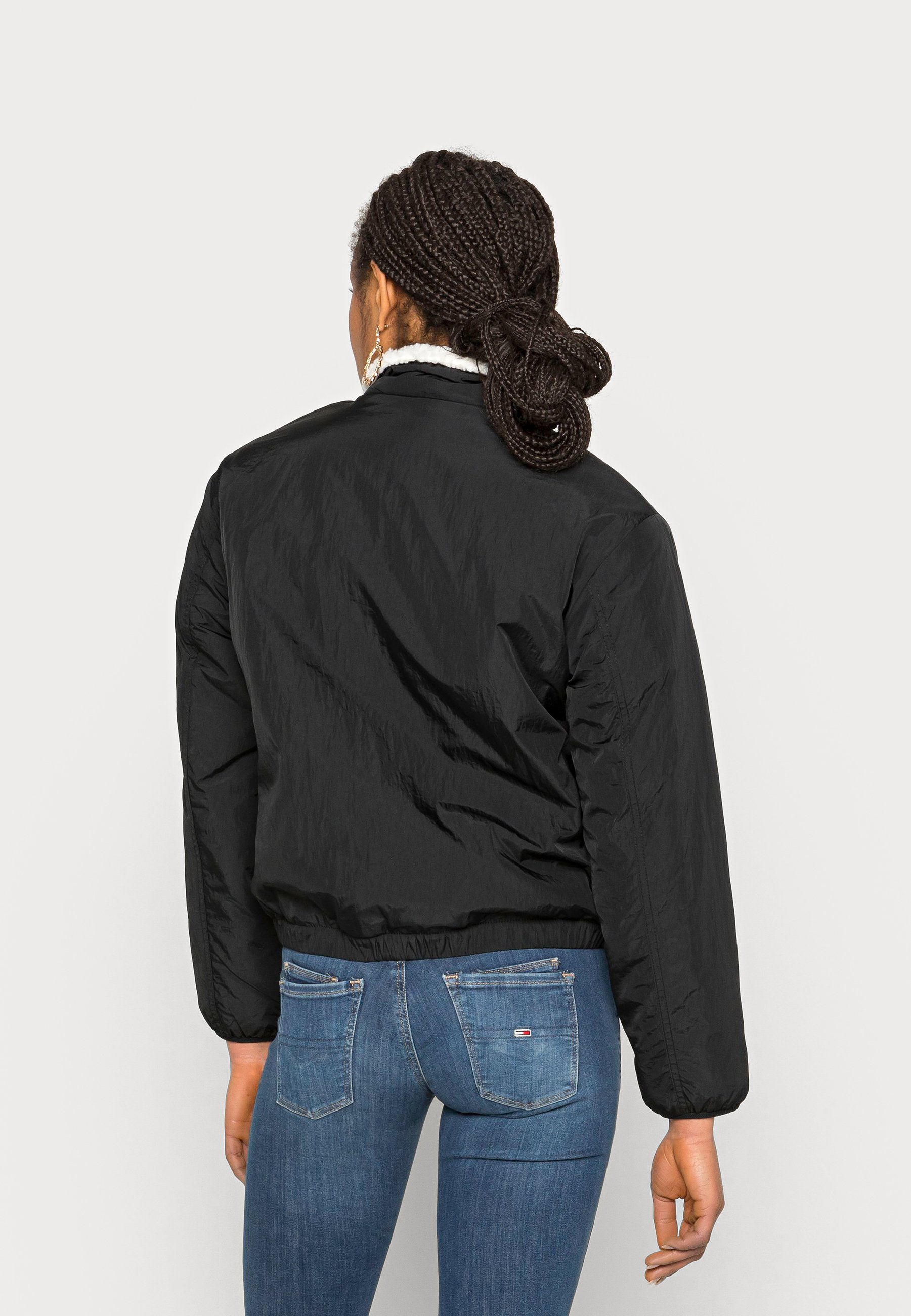 reversible black jacket