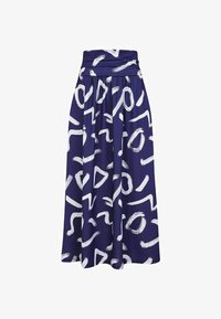 Nevybráno, blue brush strokes