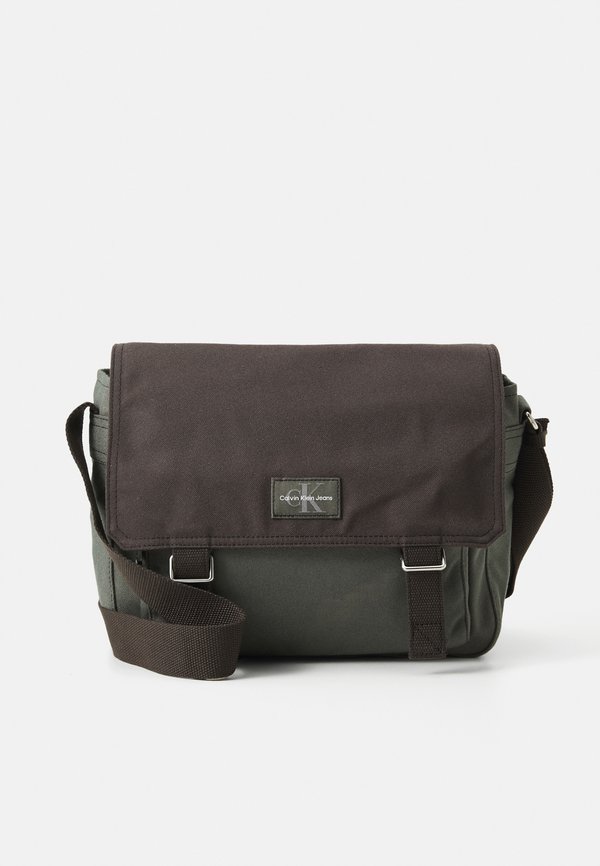 WORKWEAR FLAP MESSENGER - Cross body bag - beluga