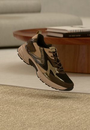 Gabor, Sneakers laag - black/brown/sand
