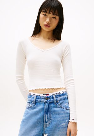 Long sleeved top - ancient white