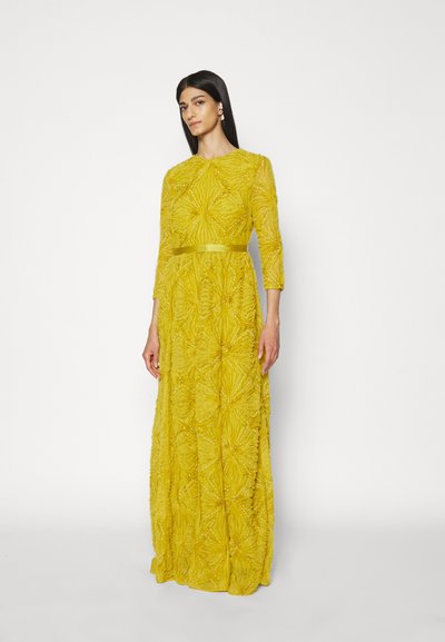 Erdem LONG BLOUSON SLEEVE FLOOR LENGTH GOWN - Ένδυση για ειδικές περιστάσεις - chartreuse