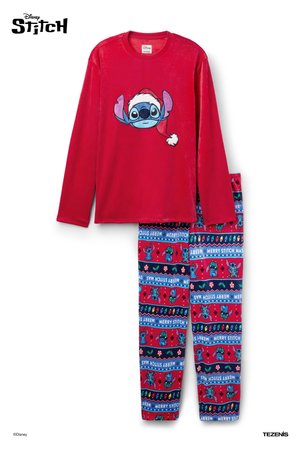DISNEY STITCH FAMILY CHRISTMAS - Conjunto de pijama - blue & red
