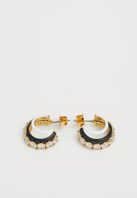 HINT OF SHIMMER STACKED HUGGIES - Örhänge - navy/yellow gold-coloured