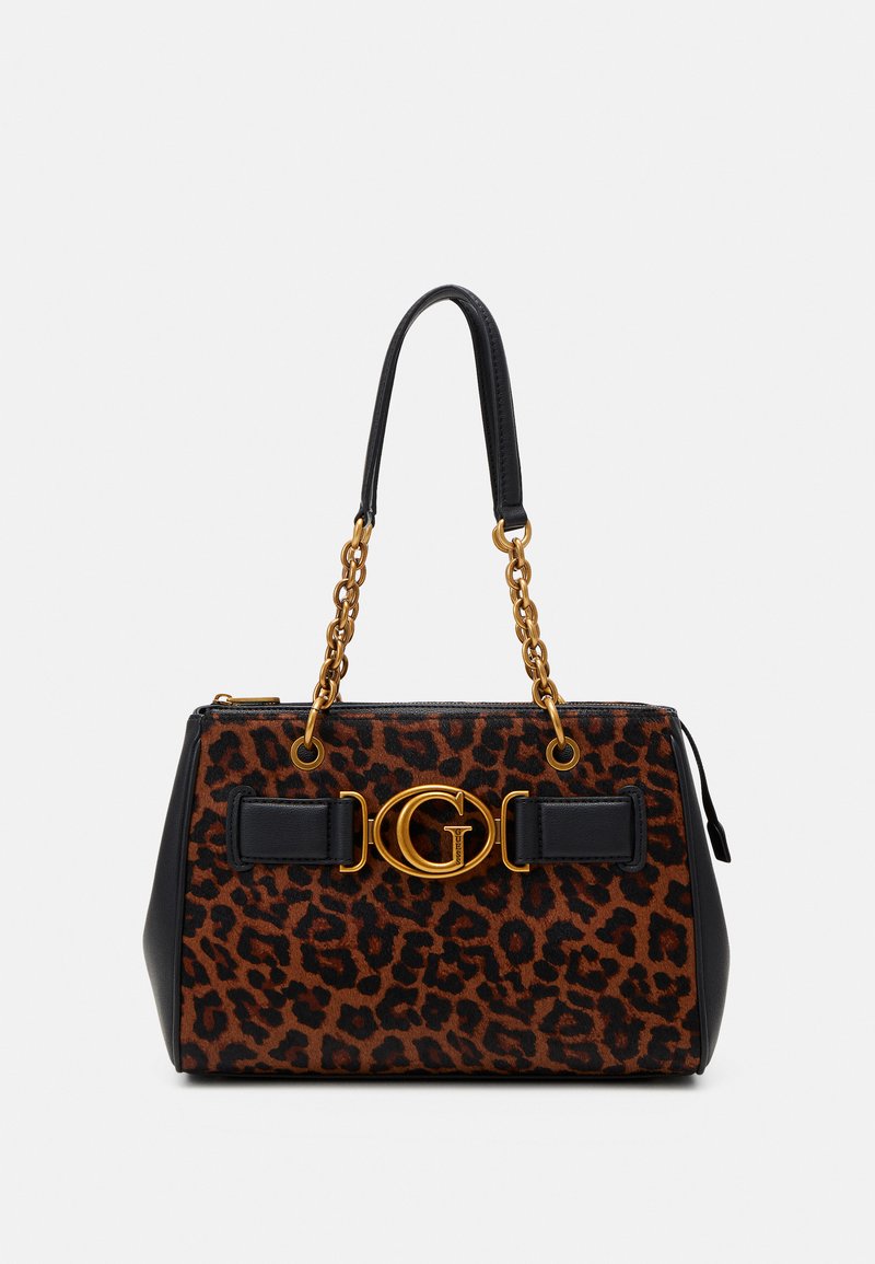 Guess AVIANA LUXURY SATCHEL Handbag leopard/brown Zalando.co.uk