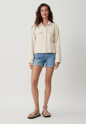 D’UNE BRODERIE LOGO - Giacca leggera - beige