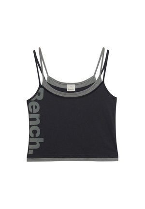 Bench, BENCH X SUPERDRY &AMP; CO BENCH FITTED CAMI LAYER VEST - Top - charcoal  moonmist