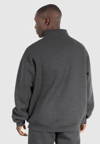 Smilodox HALF ZIP GATLIN - Felpa - anthrazit melange