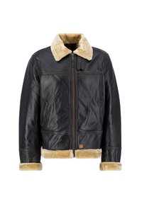 Lederjacke - vintage brown