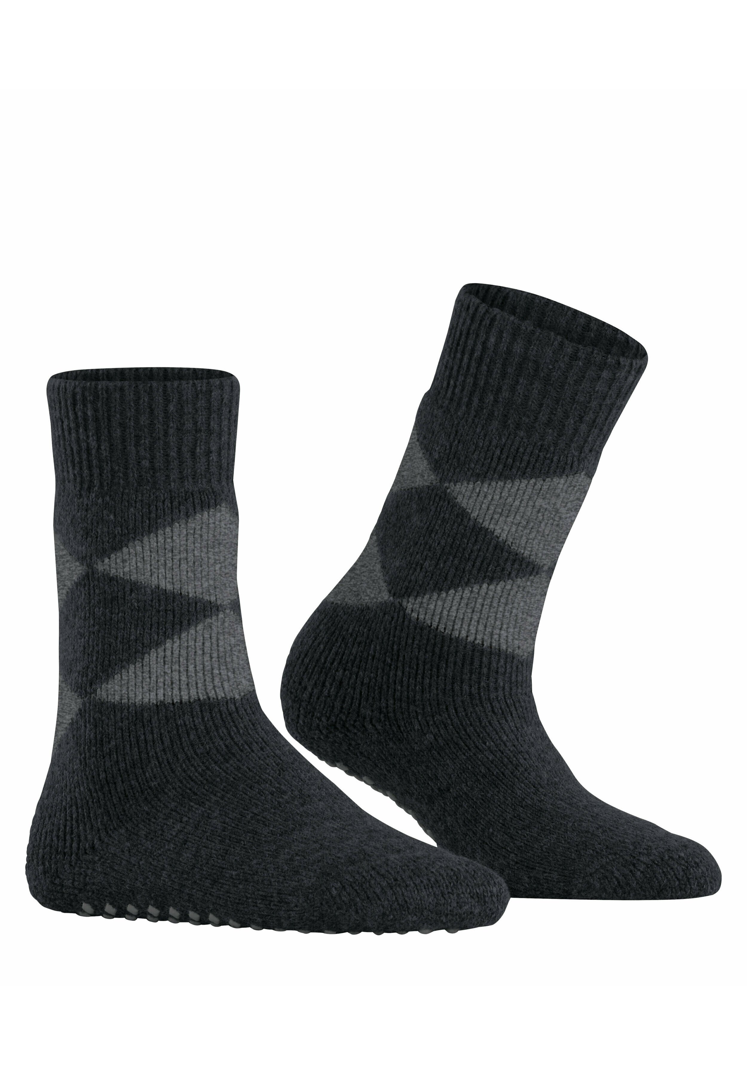 Burlington Cosy Argyle Haussocken – Kuschelig Warm, Mit Noppen, One Size