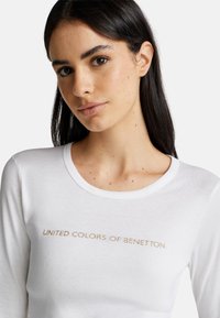 United Colors of Benetton Maglietta a manica lunga - white