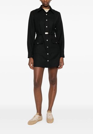 A.P.C., A.P.C. ROBE CHEMISE CEINTURÉE - Abito a camicia - black