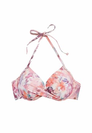 PLUNGE STANDARD - Vrchný diel bikín - rust floral