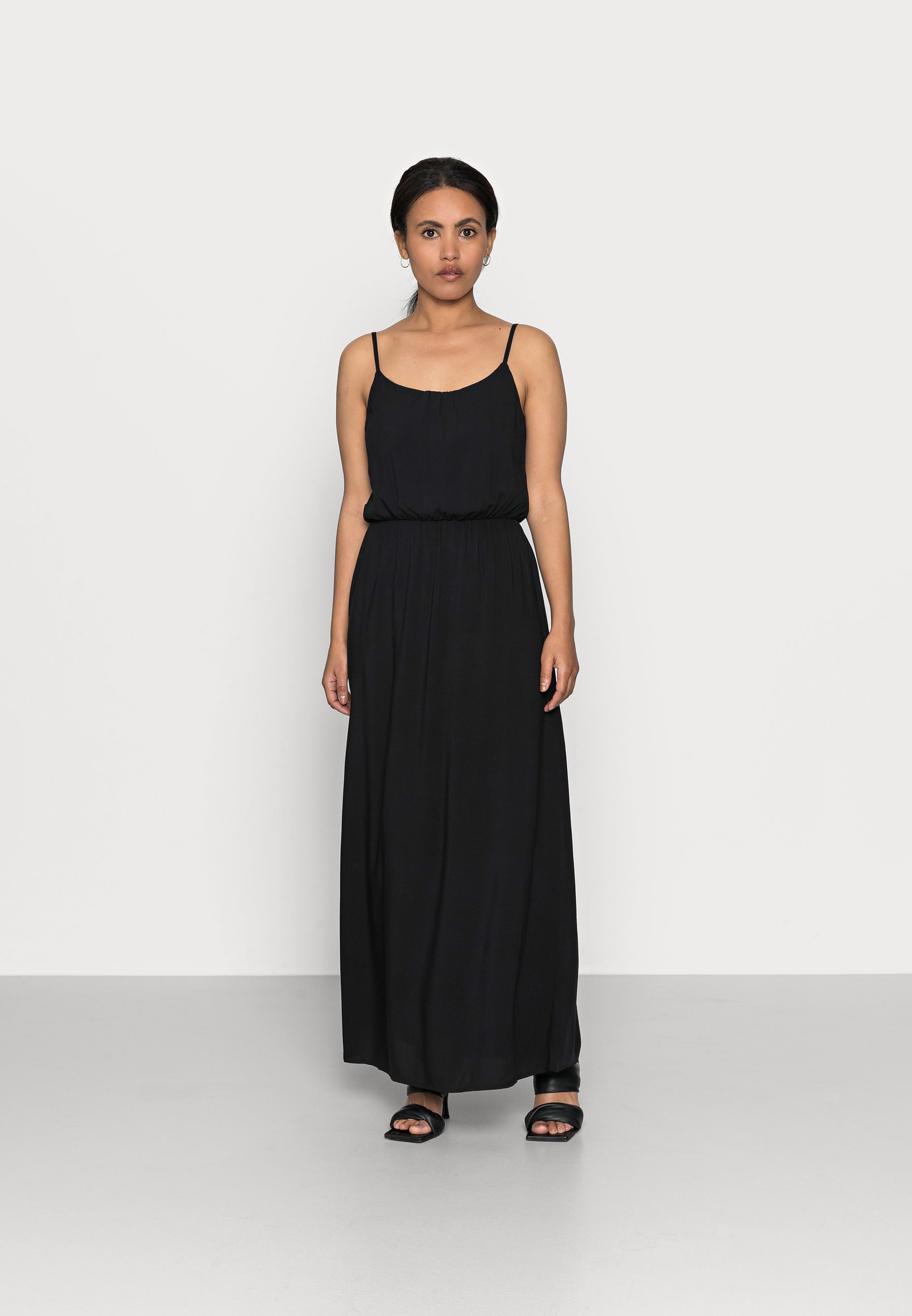 Black strap maxi dress Clearance